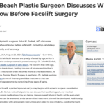 Vero Beach Plastic Surgeon Discusses What to Know Before Facelift Surgery